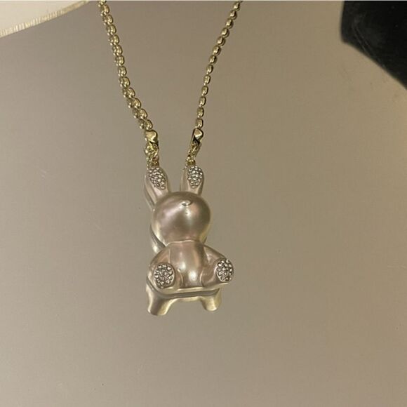 NEW BUNNY RABBIT NECKLACE 19" - Picture 4 of 6